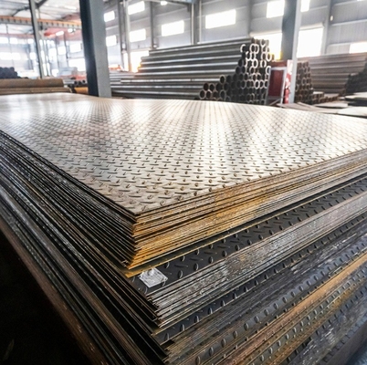 공장 가격 핫 또는 콜드 롤링 ASTM A36 Q235 Q345b 셰이크 된 탄소 강철 장 셰이크 된 강철 판
