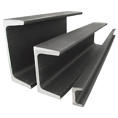 뜨거운 판매 Q235 Q345 SS400 재료 0.8mm-3.0 mm u 빔 크기 c 빔 금속 스틸 u 모양 및 c 모양 탄소 스틸 채널