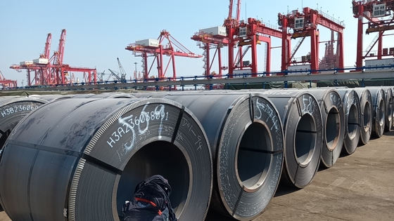 뜨거운 판매 A36 SM400A St37 SA283Gr Q235 Q345 뜨거운 롤링 스틸 스핀 s235jr hrc 뜨거운 롤링 탄소 스핀