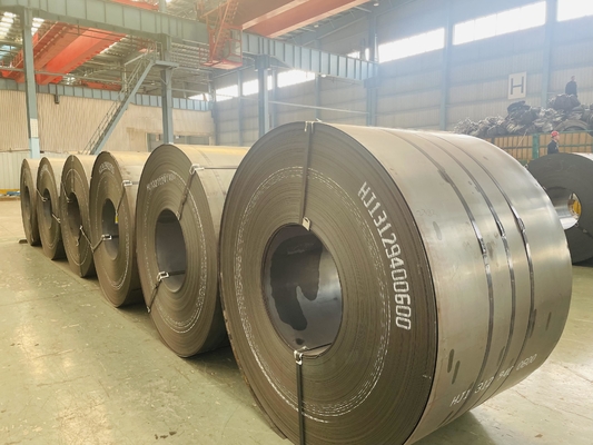 중국 공장 핫 롤 탄소 강철 코일 가격 Q235 Q355 0.8mm 0.9mm 두께 탄소 강철 코일