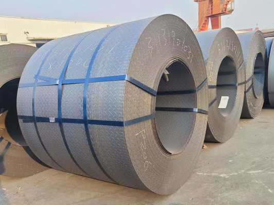 핫 롤링 가격 ASTM A36 핫 롤링 S235jr A283 A387 Ms 가벼운 3mm 7mm 9mm 쿼크 패턴 스틸 플레이트 코일 시트
