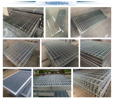 제조업 금속 건축물 바닥 평면 진열제철 Grating Hot Dip Galvanized Heavy Duty Steel Grating