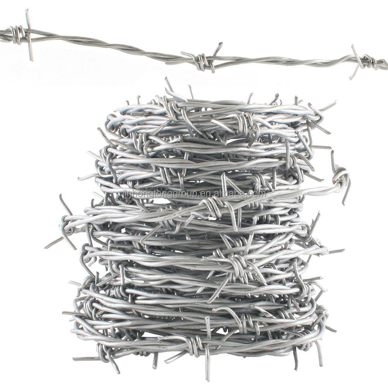 싱글 레이저 철선 1.6mm x 100m 울타리 망에 대한 가시가 ASTM 6 8 9 10 12 14 18 20 설치가 쉽고 견고합니다