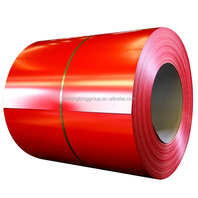 절단 시트 PE HDP SMP PVDF 미리 페인트 된 진열 스틸 코일 0.25-1.6mm PPGI 스틸 코일 및 사용자 정의 길이