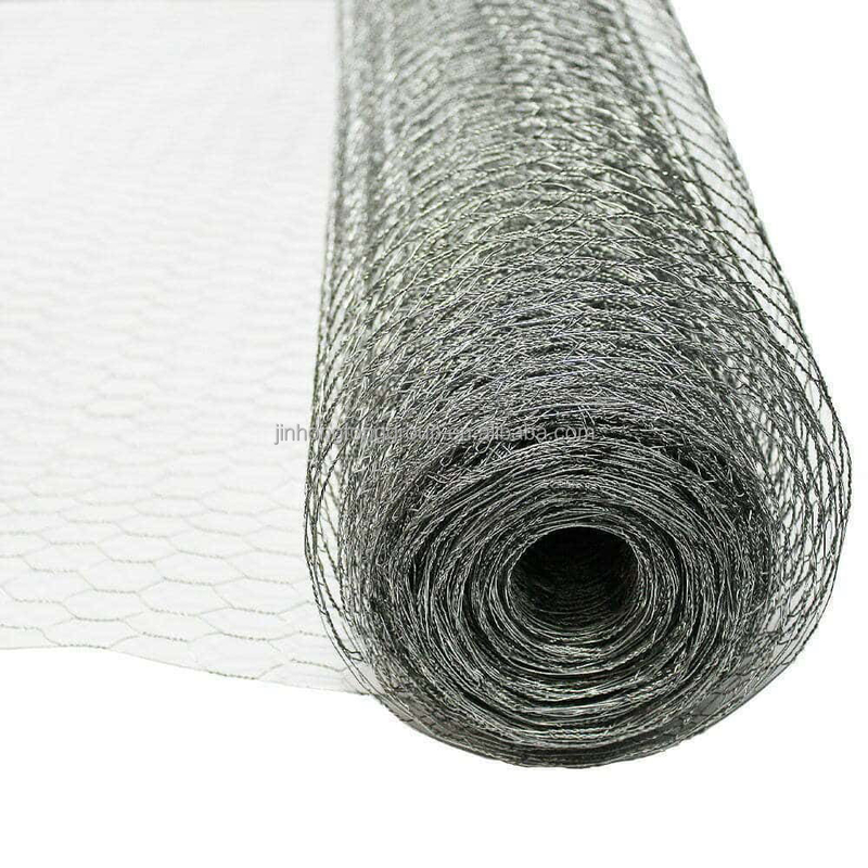 진열 60 80mm 강철 닭 둥지 울타리 농장 트리플 트위스트 PVC 코팅 육각형 철망 윙 엮어 크기로 절단