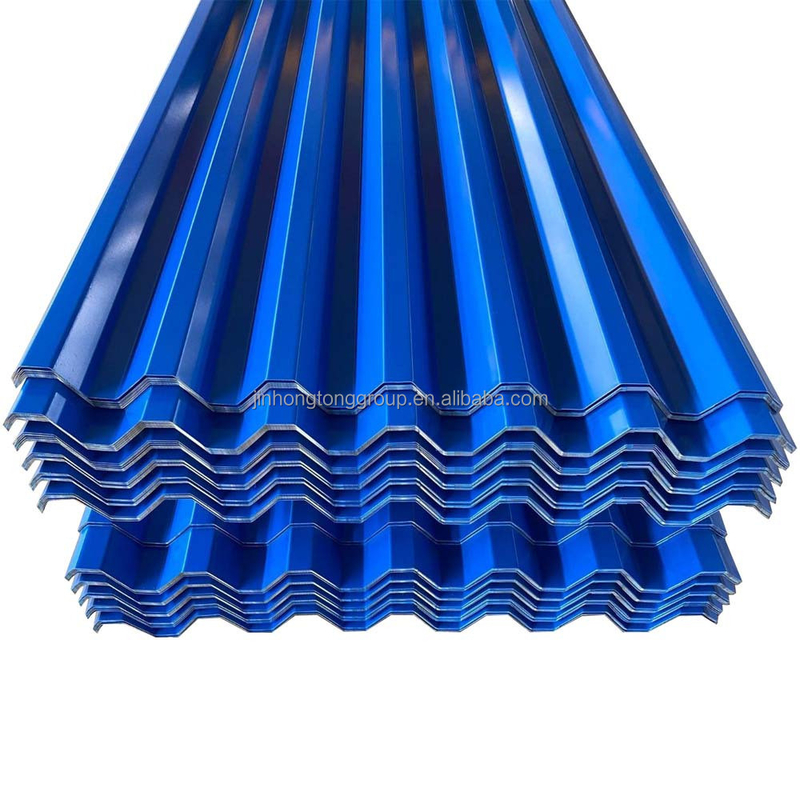 PE 코팅 ASTM A653 Dx51d Z275 Gi PPGI PPGL Galvalume 컬러 코팅 전면 페인팅 밸류네이즈 된 유강화 된 강철 금속 지붕 장