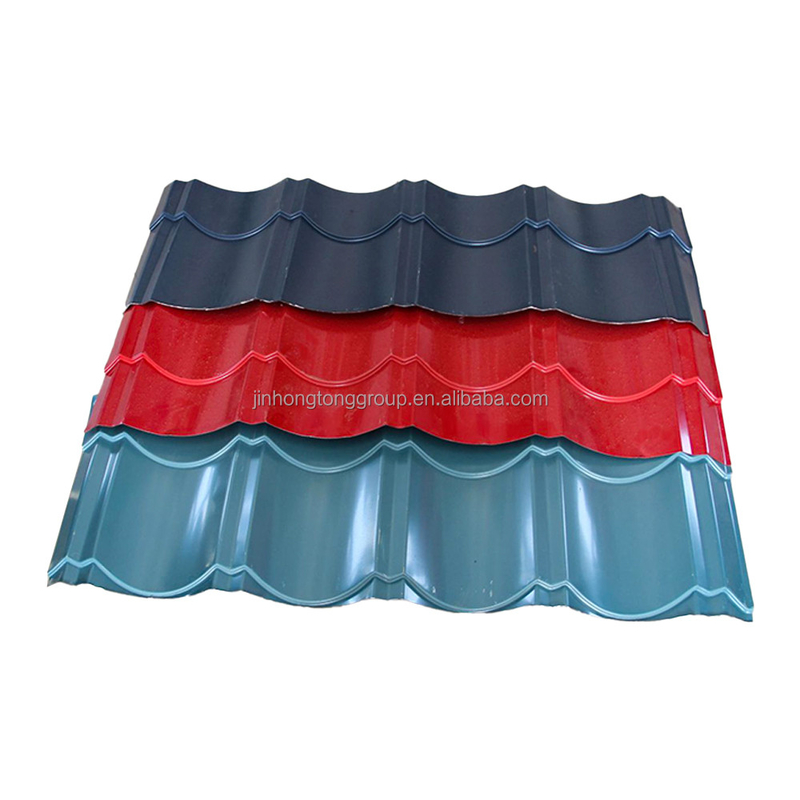 두께 0.2 4mm 색상 코팅 4ft x 8ft 헐 corrugated 젤리화 철강 엽 지붕 SGCC/CGCC/DX51D Z/Q195-Q345