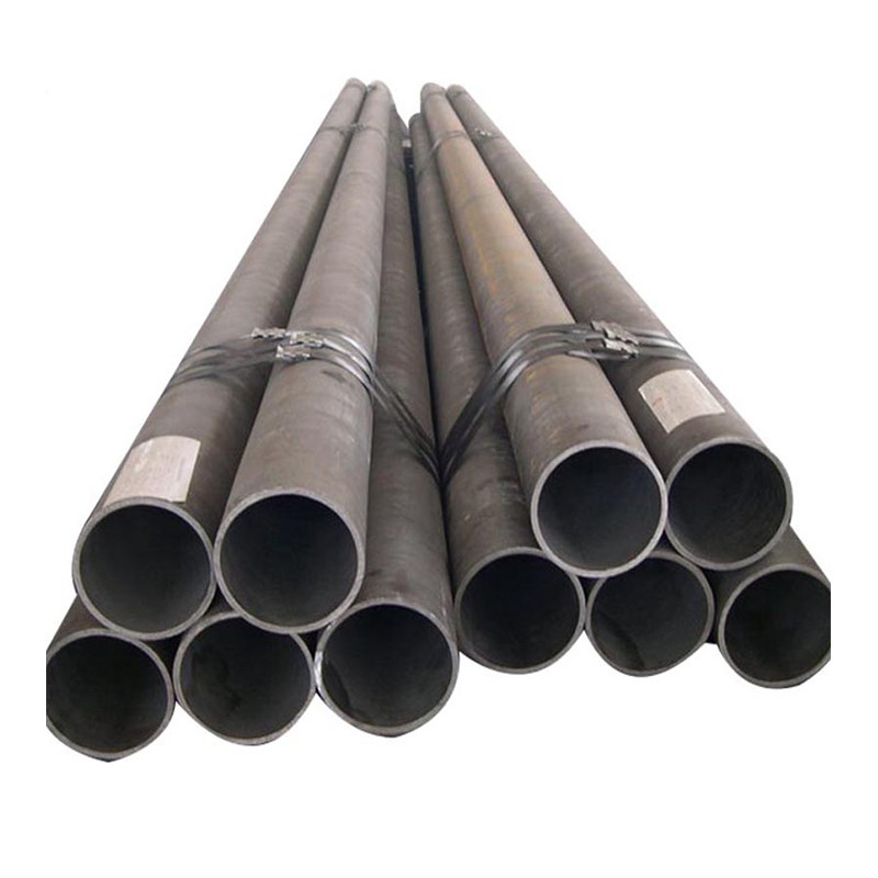이론적 무게에 따라 청구 ASTM A53 꿰매지 않는 탄소 철강 파이프 p235gh 파이프 라인 끝 굽은 검은색으로 칠한 4' 철강 파이프