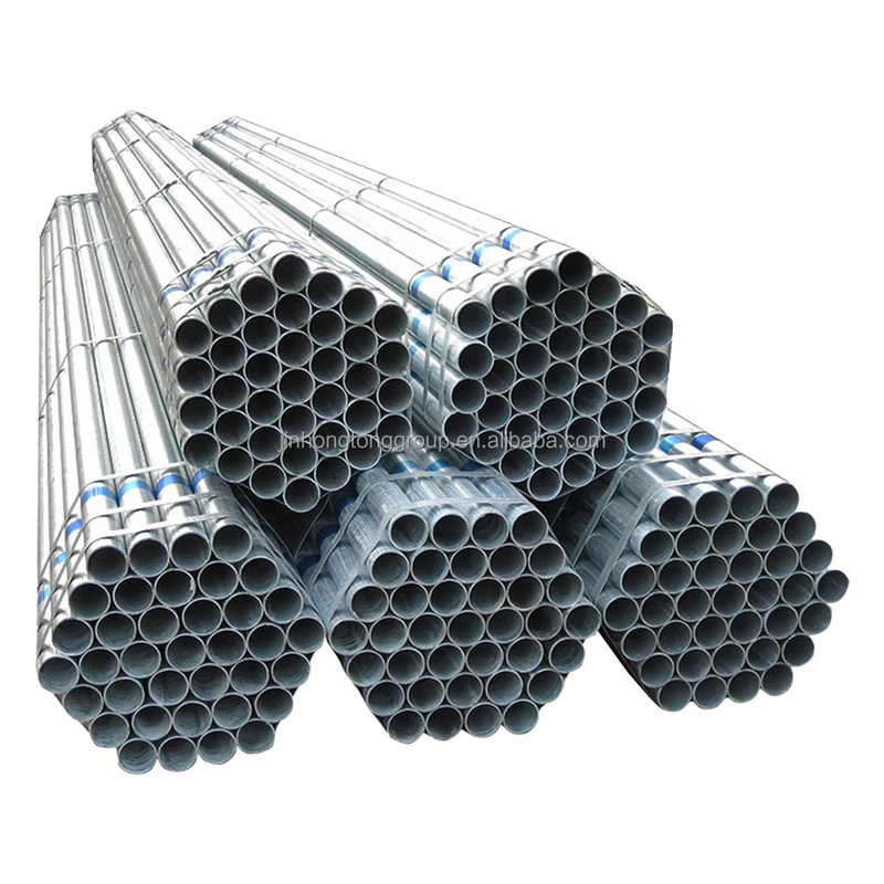 건설 구조 Astm S235 48.3mm 장 12M의 진열 철 둥근 파이프