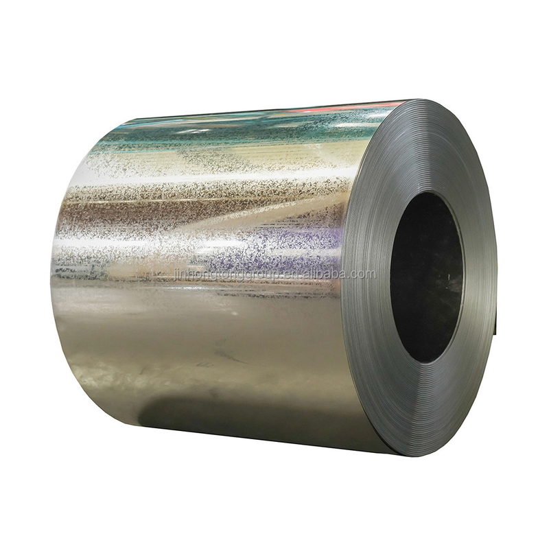 일반 스팡글 주황 코팅 탄소 강철 코일 0.8mm 60g 100g 150g 200g 낮은 탄소 GI / GL로 노러브 된 시트를 만들기 위해